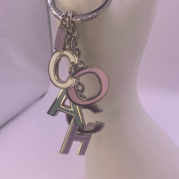 New Coach Letter Keychains (New never used without tags still packaged) - Picture 3 of 7